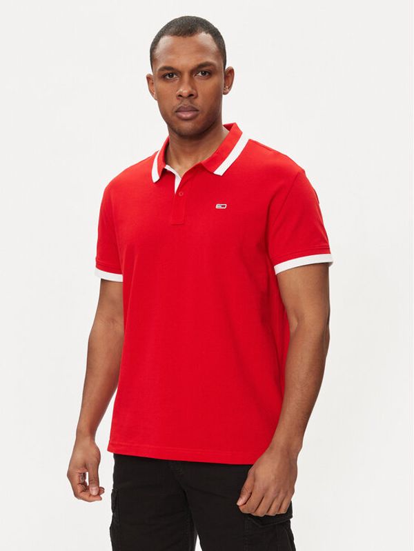 Tommy Jeans Tommy Jeans Polo majica DM0DM18313 Rdeča Regular Fit