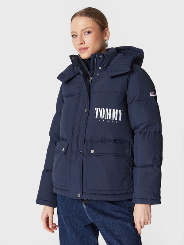 Tommy Jeans Tommy Jeans Puhovka A-Line Fashion DW0DW14307 Mornarsko modra Oversize