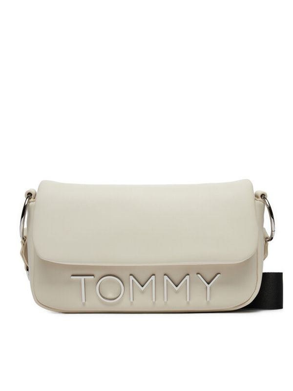 Tommy Jeans Tommy Jeans Ročna torba Tjw Bold Elongated Flap Cross. AW0AW16258 Écru