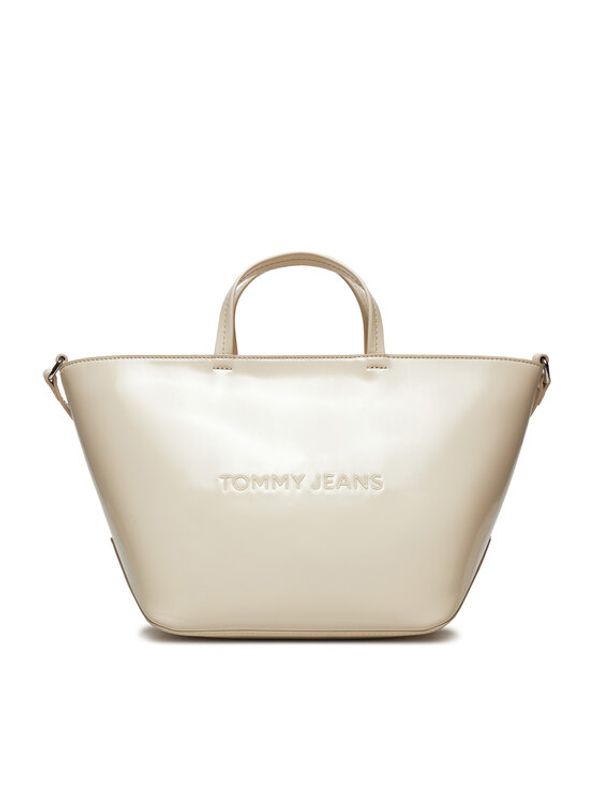 Tommy Jeans Tommy Jeans Ročna torba Tjw Ess Must Mini Tote Seasonal AW0AW16268 Écru