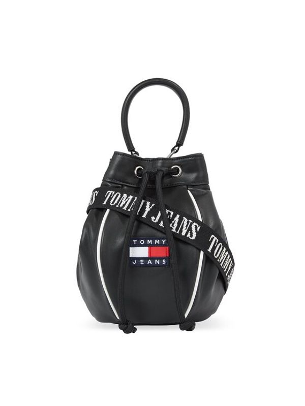 Tommy Jeans Tommy Jeans Ročna torba Tjw Heritage Bucket Bag AW0AW15437 Črna