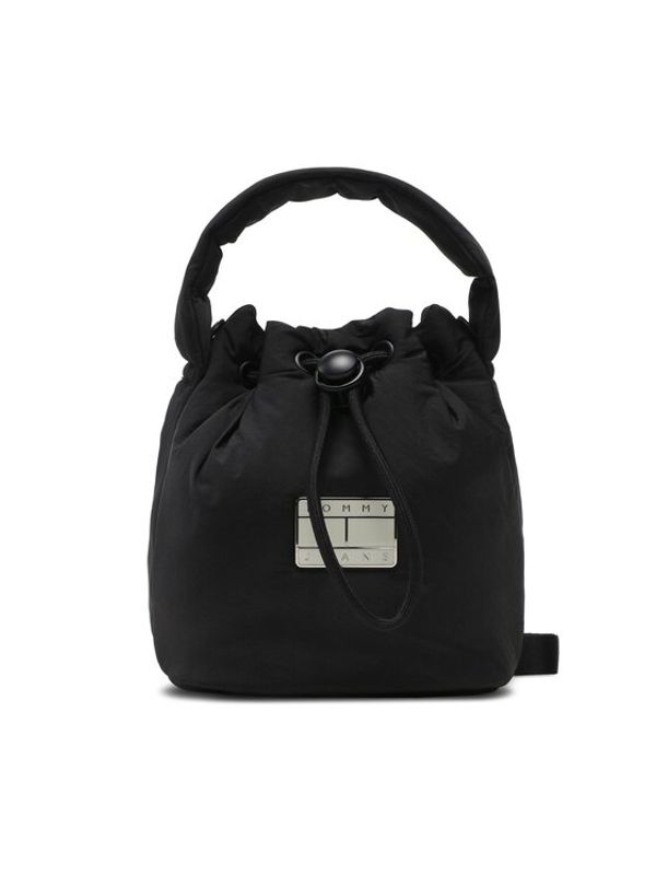 Tommy Jeans Tommy Jeans Ročna torba Tjw Hype Conscious Bucket Bag AW0AW14142 Črna