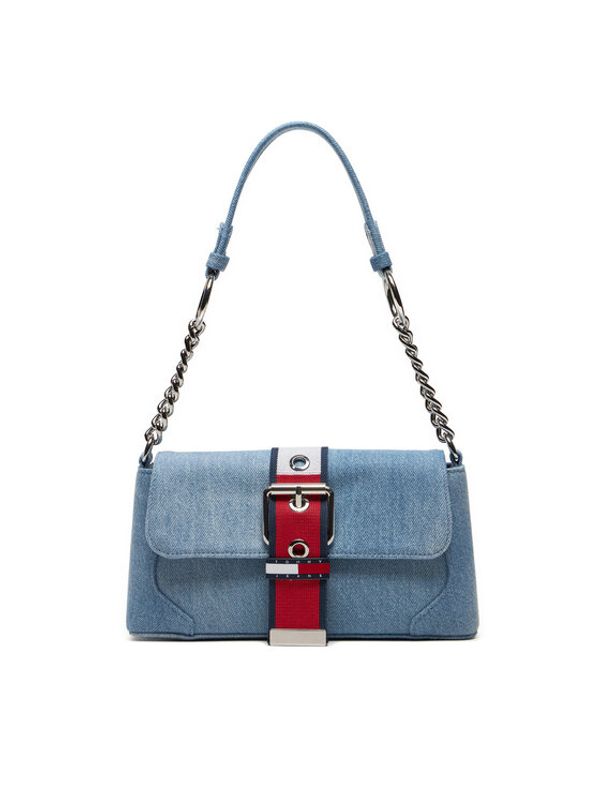 Tommy Jeans Tommy Jeans Ročna torba Tjw Idol Shoulder Bag Denim AW0AW16694 Modra