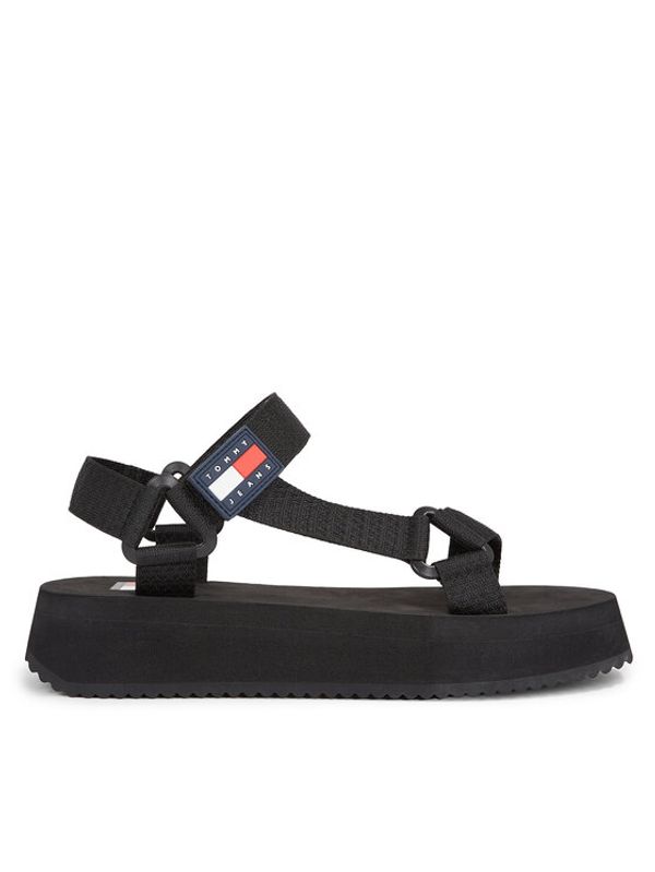 Tommy Jeans Tommy Jeans Sandali Tjw Eva Sandal EN0EN02466 EN0EN02466 Črna