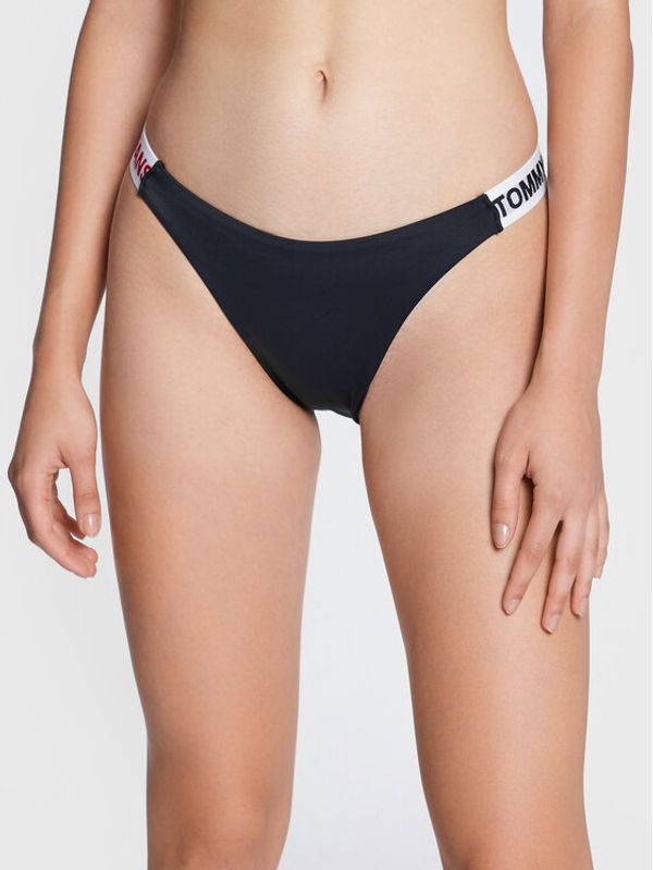 Tommy Jeans Tommy Jeans Spodnji del bikini High Leg Cheeky UW0UW03400 Zelena