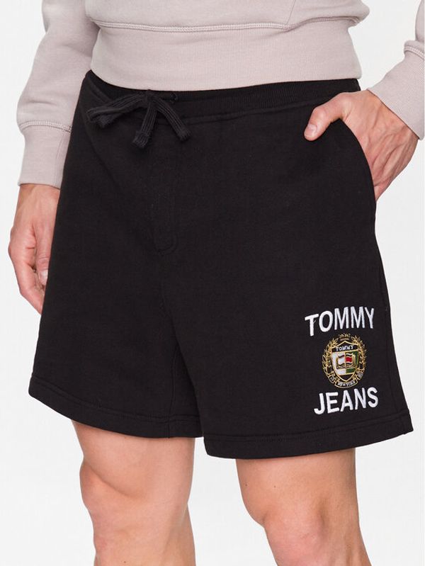 Tommy Jeans Tommy Jeans Športne kratke hlače Luxe DM0DM16424 Črna Regular Fit