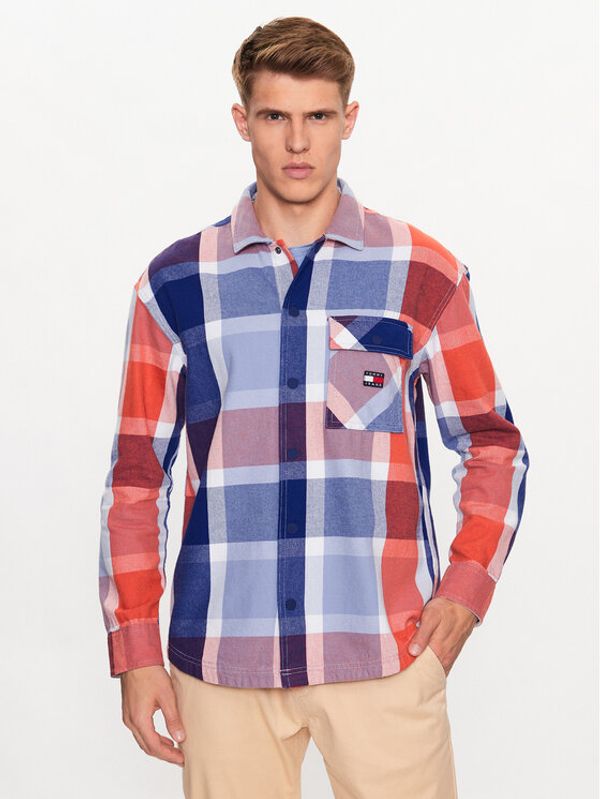 Tommy Jeans Tommy Jeans Srajca DM0DM16605 Pisana Regular Fit