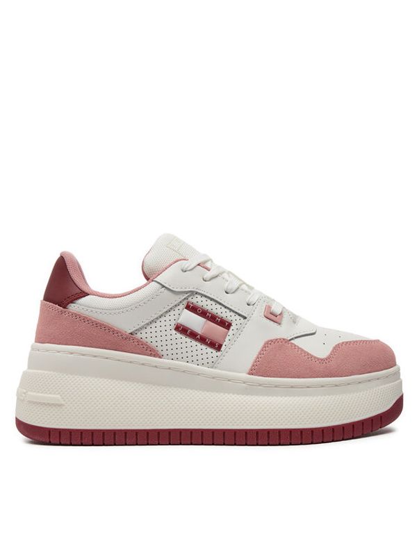 Tommy Jeans Tommy Jeans Superge Retro Basket Flatform Mix EN0EN02654 Roza