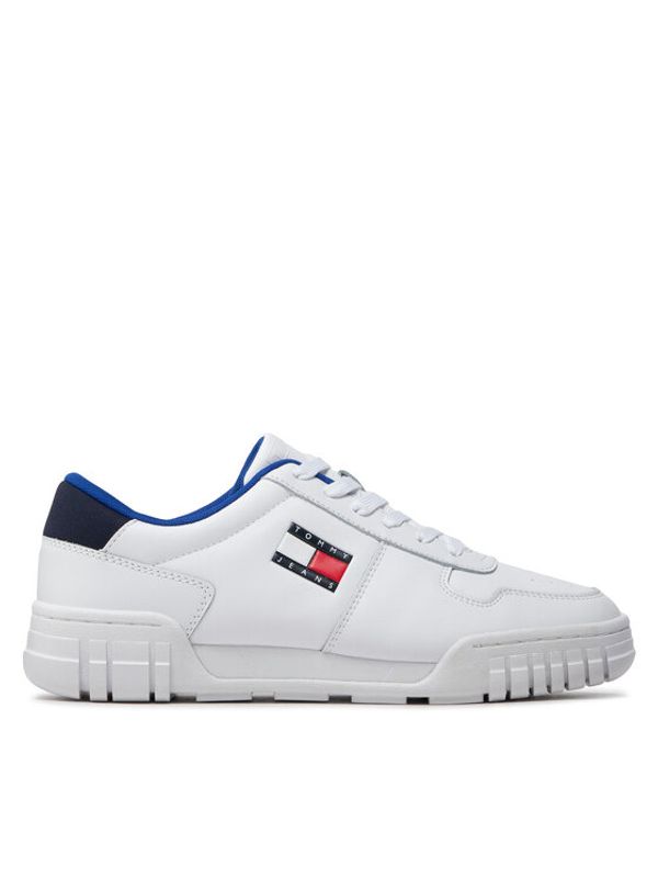 Tommy Jeans Tommy Jeans Superge Retro Leather Cupsole EM0EM01068 Bela