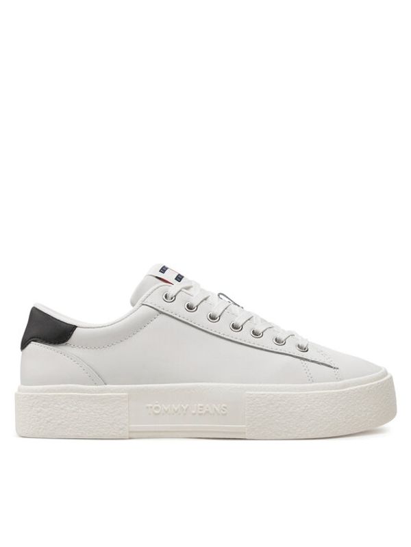 Tommy Jeans Tommy Jeans Superge Tjw Foxing Flatform Sneaker EN0EN02567 Écru