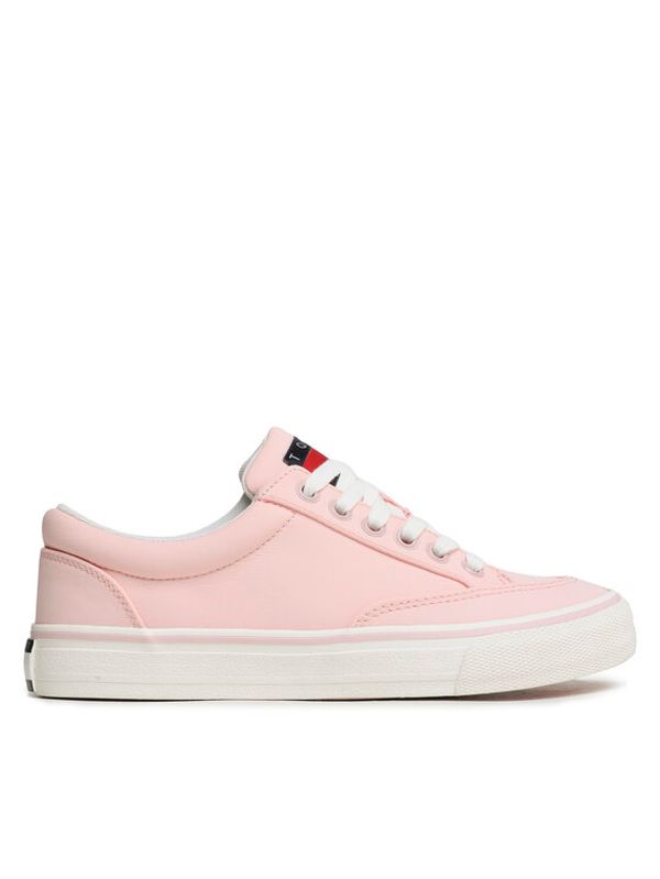 Tommy Jeans Tommy Jeans Tenis superge Lace Up Nylon EN0EN02157 Roza