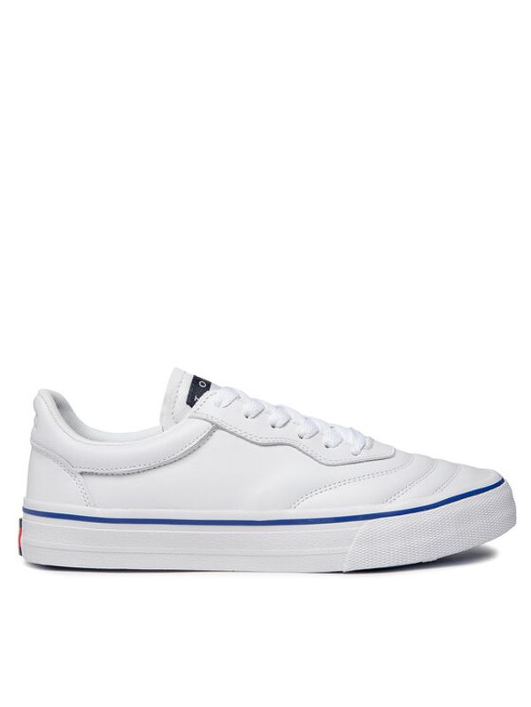 Tommy Jeans Tommy Jeans Tenis superge Leather Soccer Vulc EM0EM01026 Bela