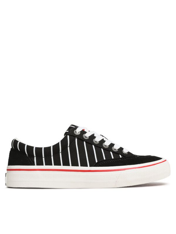 Tommy Jeans Tommy Jeans Tenis superge Skate Canvas Stripes EM0EM01153 Črna