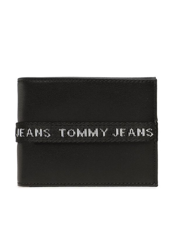 Tommy Jeans Tommy Jeans Velika moška denarnica Tjm Essential Cc & Coin AM0AM11218 Črna