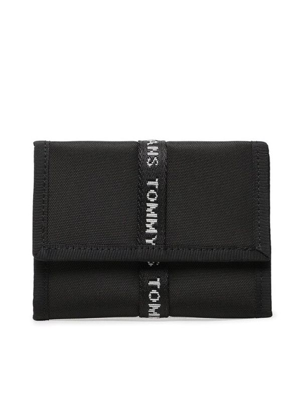 Tommy Jeans Tommy Jeans Velika moška denarnica Tjm Essential Nylon Trifold AM0AM11220 Črna