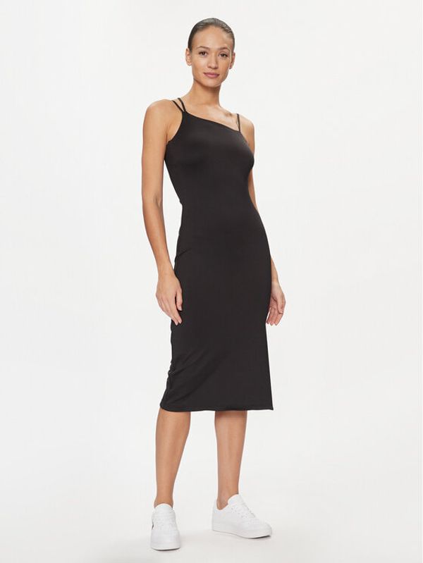 Tommy Jeans Tommy Jeans Vsakodnevna obleka DW0DW17425 Črna Slim Fit