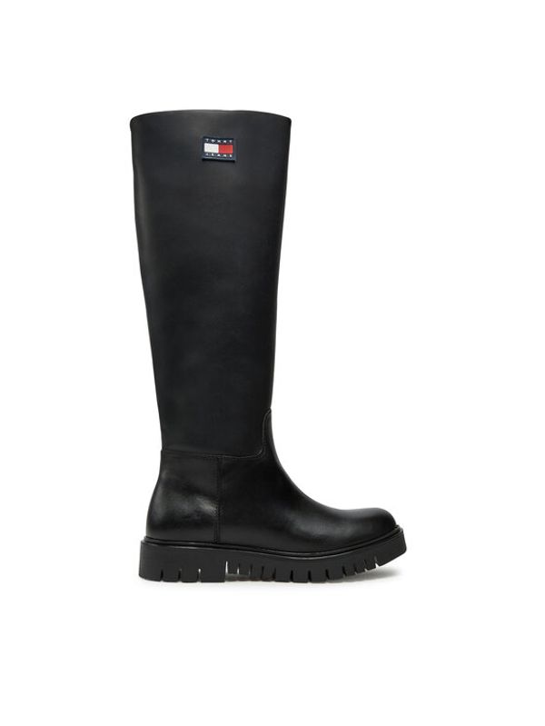 Tommy Jeans Tommy Jeans Zimski škornji Tjw Long Shaft Boot EN0EN02627 Črna