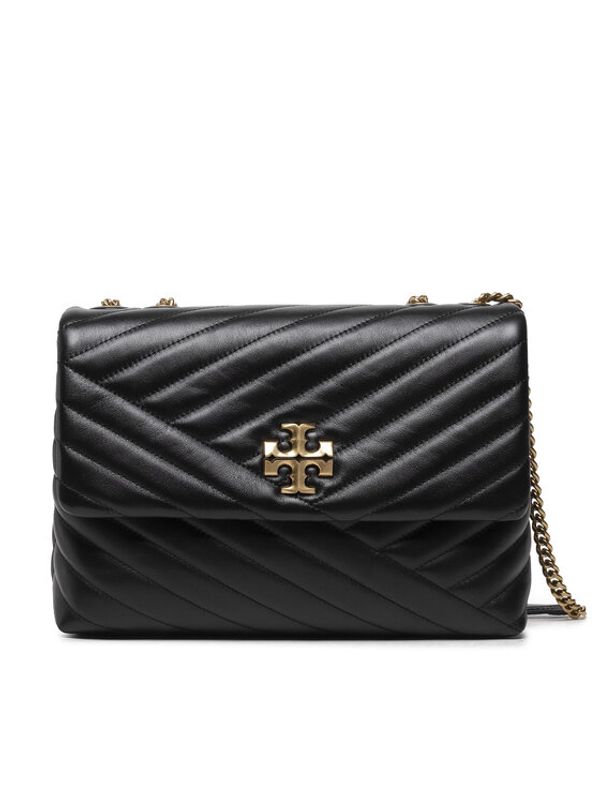 Tory Burch Tory Burch Ročna torba Kira Chevron Convertible Shoulder Bag 90446 Črna