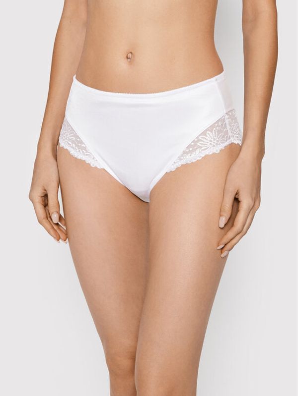 Triumph Triumph Klasične spodnje hlačke z visokim pasom Ladyform Soft 10210671 Bela