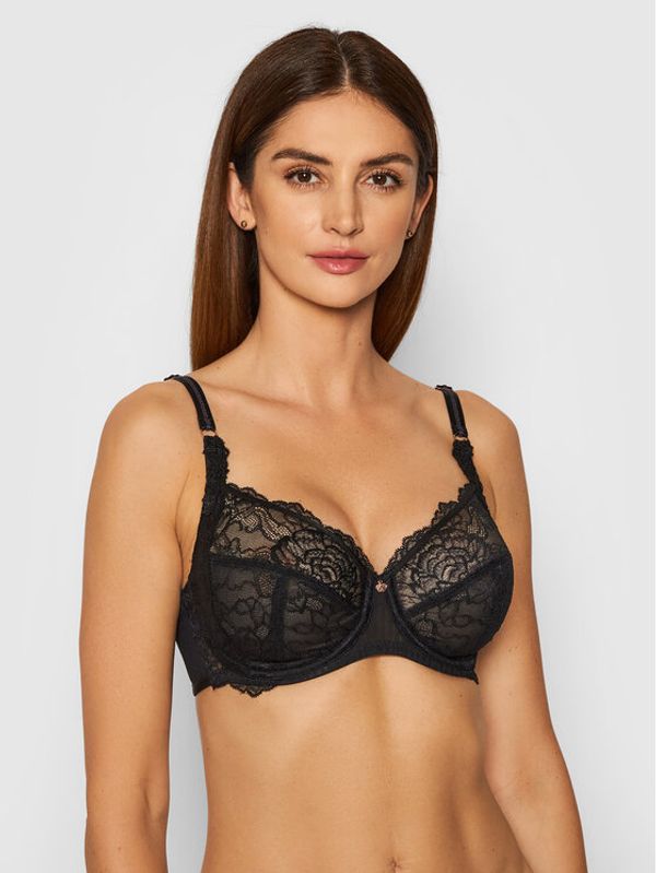 Triumph Triumph Nedrček s kostjo Peony Florale 10181768 Črna