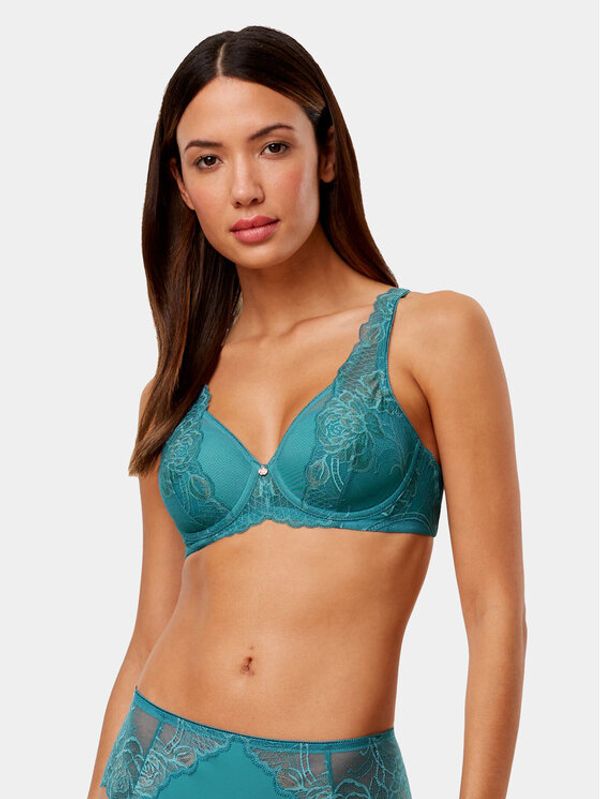 Triumph Triumph Nedrček s kostjo Wild Peony Florale WP 10209627 Zelena