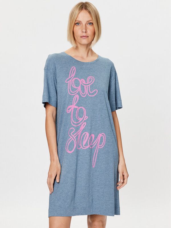 Triumph Triumph Nočna srajca 10214840 Modra Regular Fit