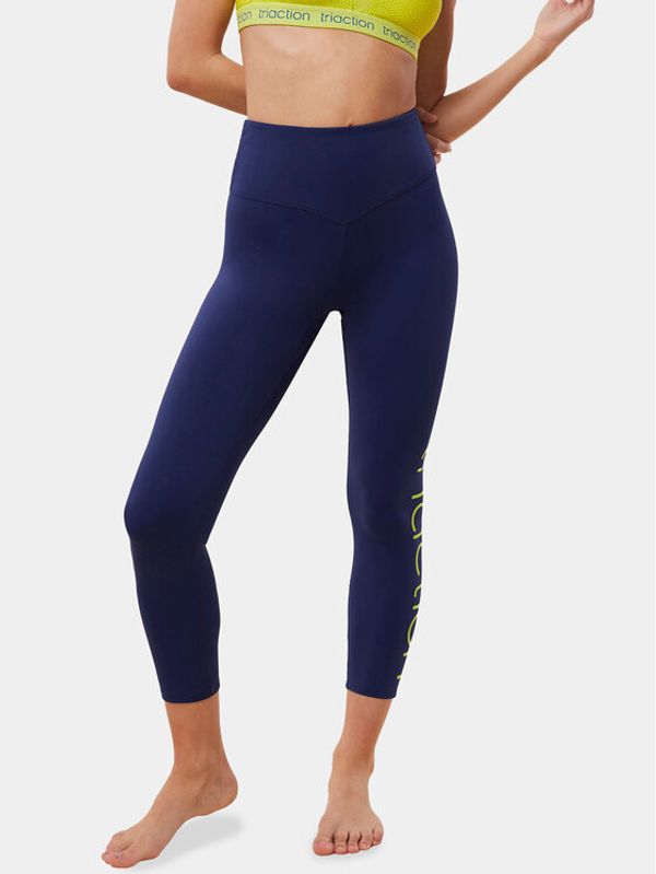 Triumph Triumph Pajkice Cardio RTW 7/8 High Waist Leggings Logo 10215957 Mornarsko modra Slim Fit