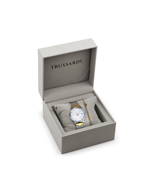 Trussardi Trussardi Set ura in zapestnica R2453170503 Srebrna