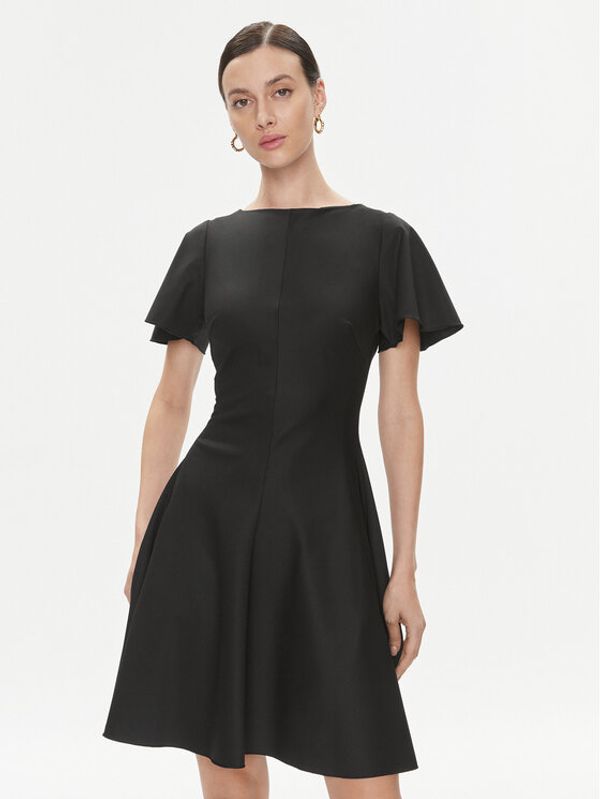 Trussardi Trussardi Vsakodnevna obleka 56D00771 Črna Regular Fit