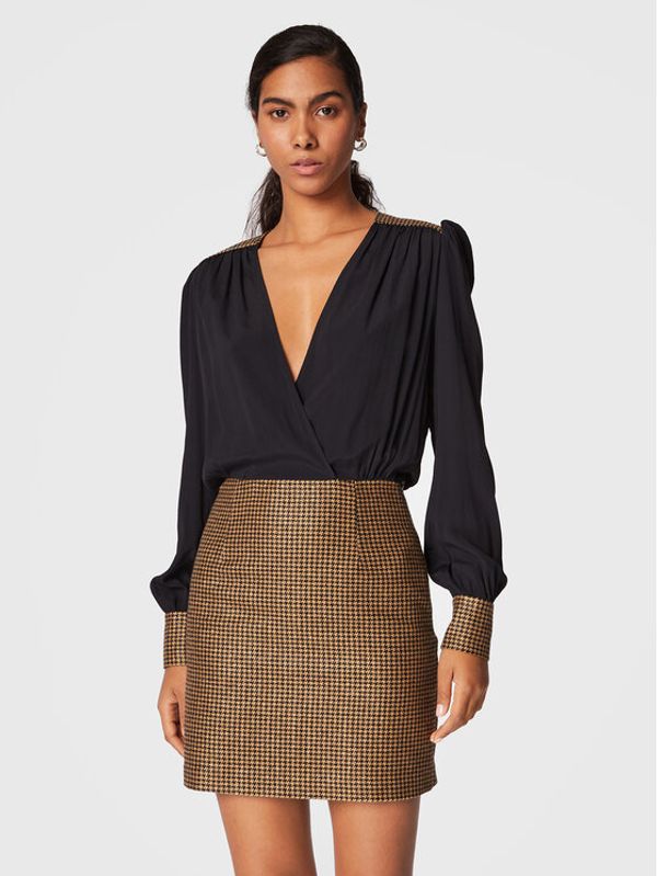 TWINSET TWINSET Cocktail obleka 222TT2316 Črna Regular Fit