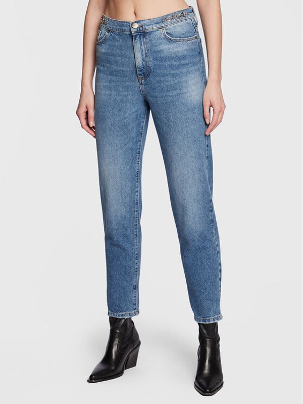 TWINSET TWINSET Jeans hlače 222TT2440 Modra Regular Fit