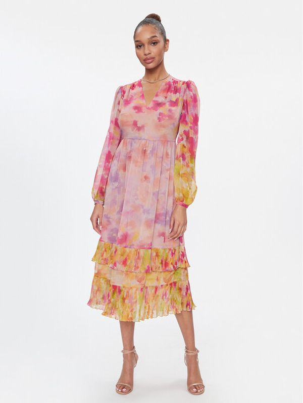 TWINSET TWINSET Poletna obleka 241TP2590 Roza Regular Fit