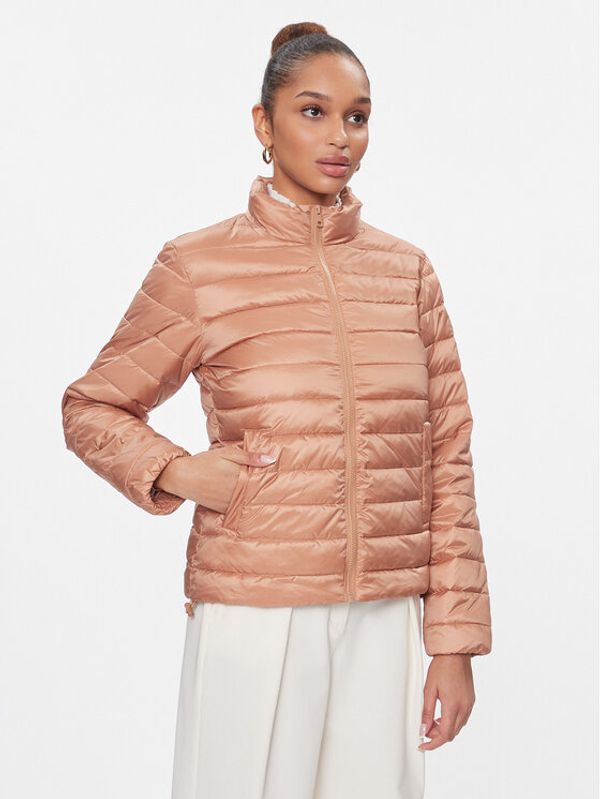 TWINSET TWINSET Prehodna jakna 241TP2410 Rjava Regular Fit