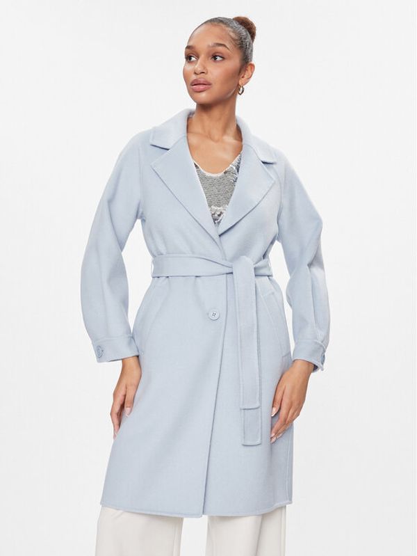 TWINSET TWINSET Prehodni plašč 241TP2010 Modra Regular Fit