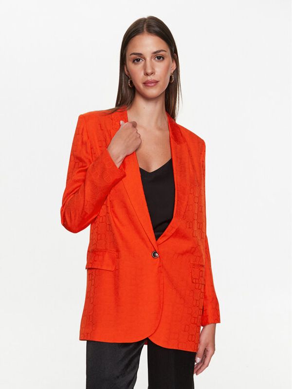 TWINSET TWINSET Suknjič 231TT2144 Oranžna Regular Fit