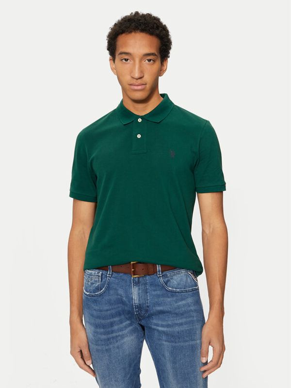 U.S. Polo Assn. U.S. Polo Assn. Polo majica MUP3312 Zelena Regular Fit