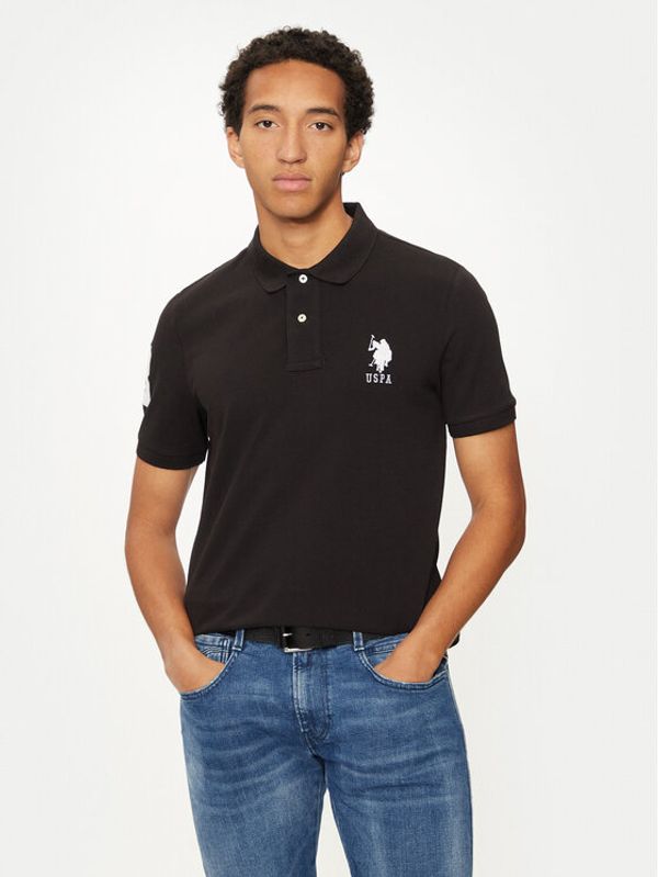 U.S. Polo Assn. U.S. Polo Assn. Polo majica MUP3313 Črna Regular Fit