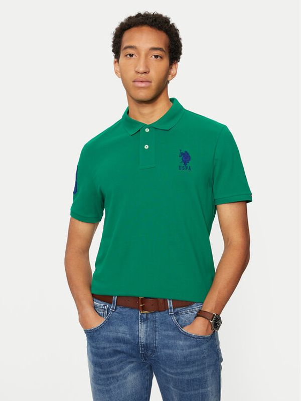 U.S. Polo Assn. U.S. Polo Assn. Polo majica MUP3313 Zelena Regular Fit