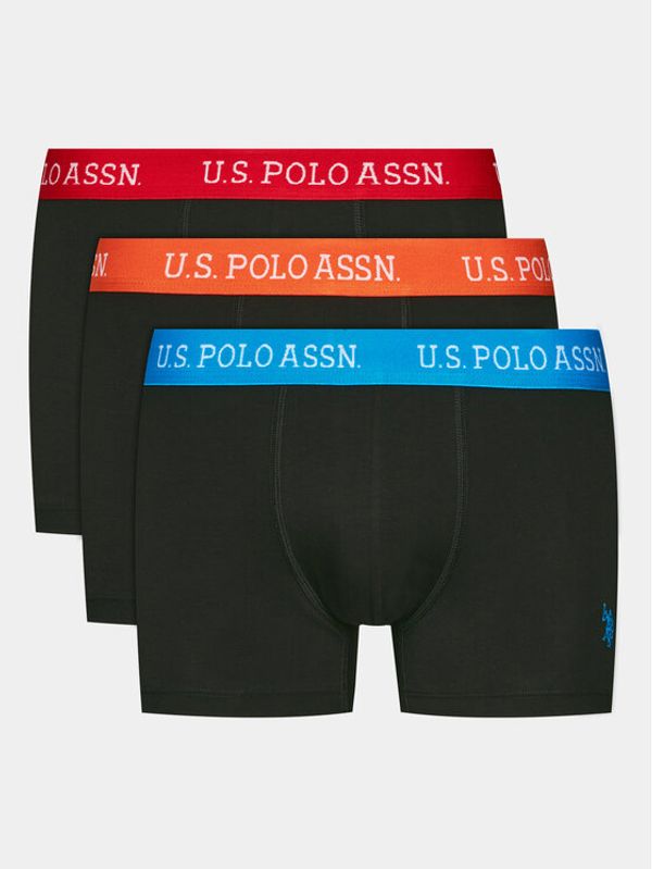 U.S. Polo Assn. U.S. Polo Assn. Set 3 parov boksaric 80253 Črna