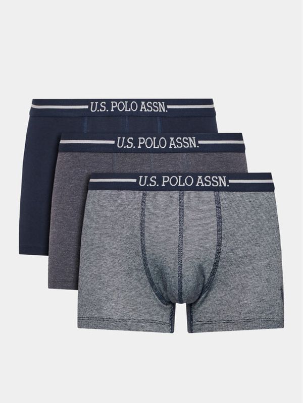 U.S. Polo Assn. U.S. Polo Assn. Set 3 parov boksaric 80306 Mornarsko modra