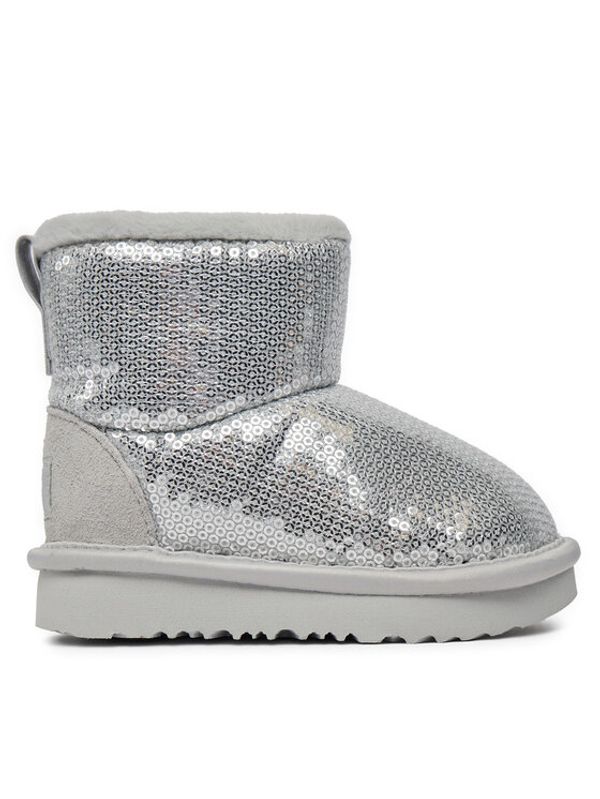 Ugg Ugg Škornji za sneg T Classic Mini Mirror Ball 1143708T Srebrna