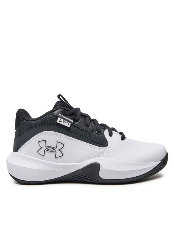 Under Armour Under Armour Čevlji za košarko Grade School UA Lockdown 7 3028513 Bela