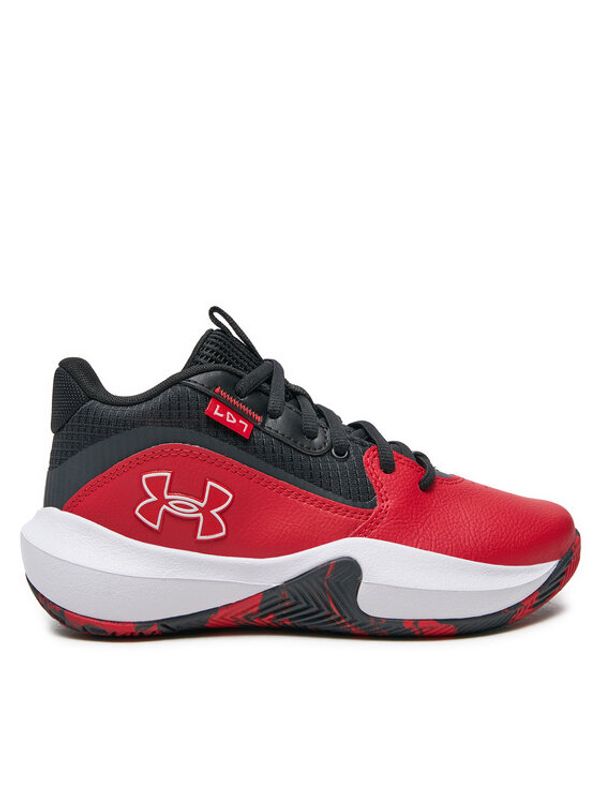 Under Armour Under Armour Čevlji za košarko Grade School UA Lockdown 7 3028513 Rdeča