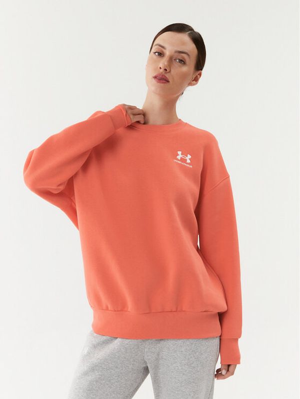 Under Armour Under Armour Jopa Essential Flc Os Crew 1379475 Rdeča Loose Fit