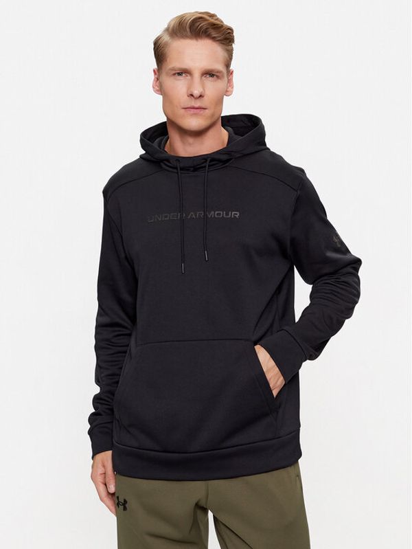 Under Armour Under Armour Jopa Ua Armour Fleece Graphic Hd 1379744 Črna Loose Fit