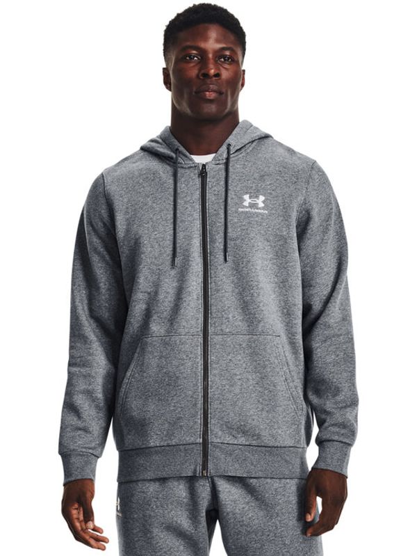 Under Armour Under Armour Jopa UA Essential Fleece FZ Hood 1373881 Siva Regular Fit