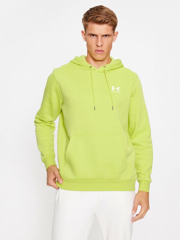 Under Armour Under Armour Jopa Ua Essential Fleece Hoodie 1373880 Rumena Loose Fit