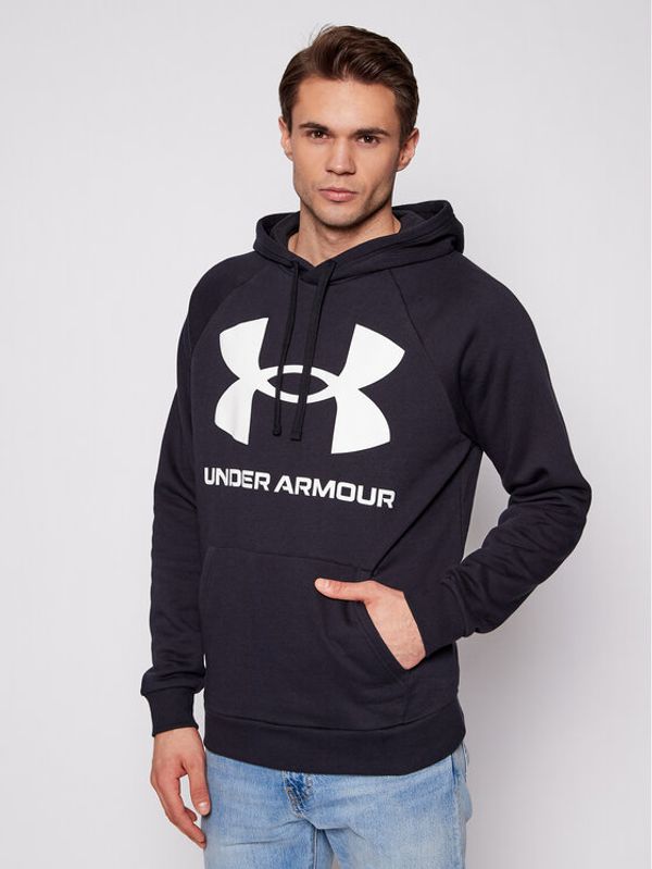 Under Armour Under Armour Jopa Ua Rival Fleece Big Logo 1357093 Črna Loose Fit