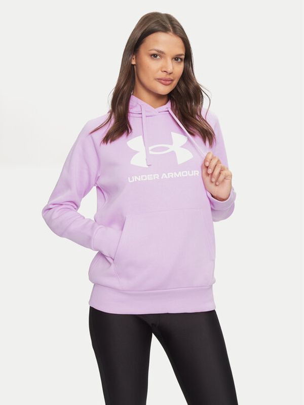 Under Armour Under Armour Jopa Ua Rival Fleece Big Logo 1379501 Roza Loose Fit