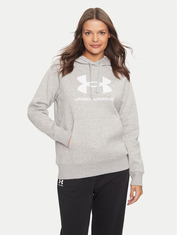 Under Armour Under Armour Jopa Ua Rival Fleece Big Logo 1379501 Siva Loose Fit